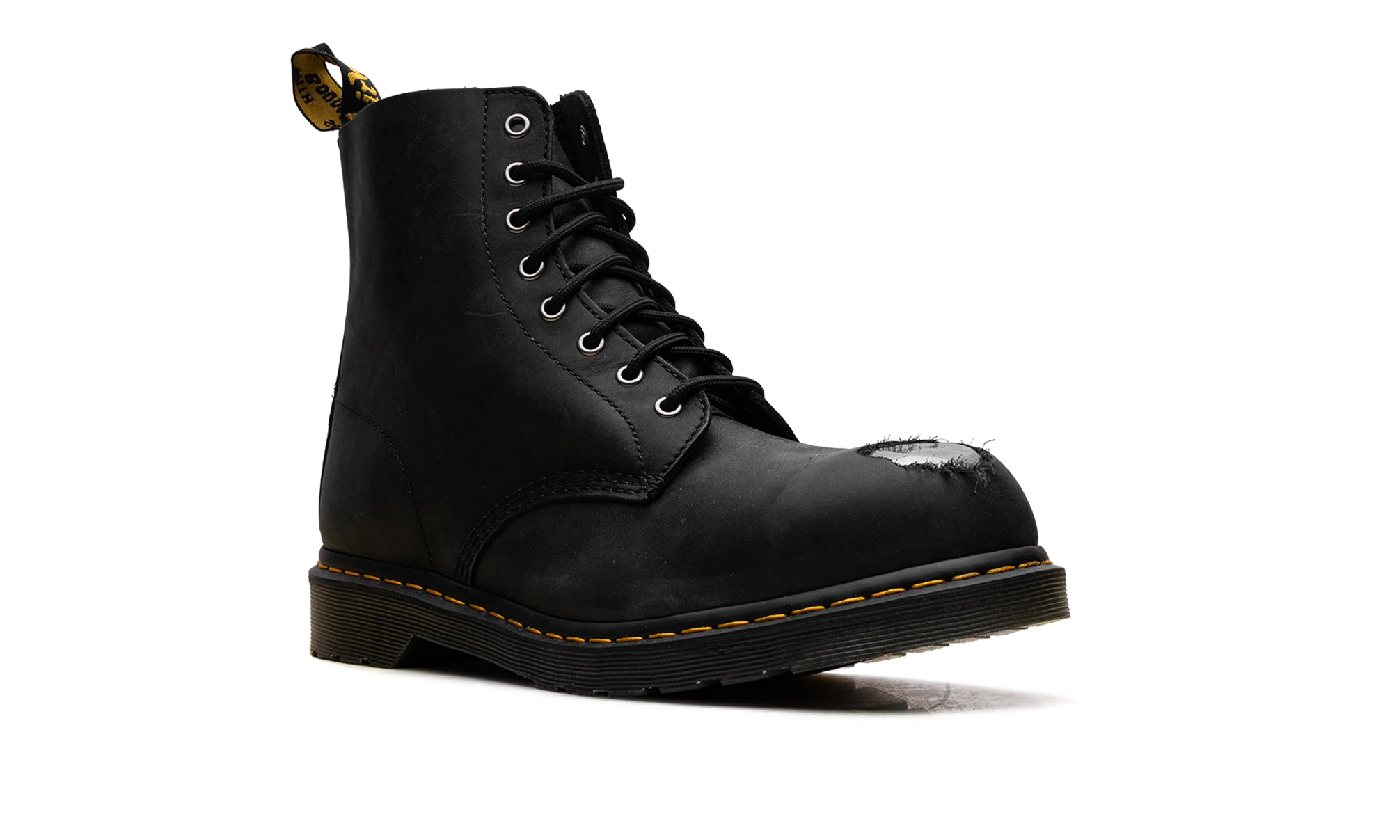 1460 PASCAL BEX Steel Toe Leather Boots "Croc Embossed Analine" 42624001