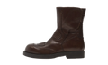 Low Leather Boot "Brown" SH3WU0015P7431T2187
