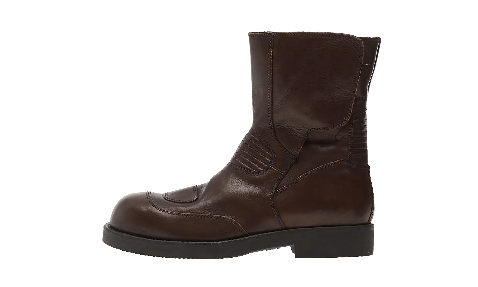Low Leather Boot "Brown" SH3WU0015P7431T2187