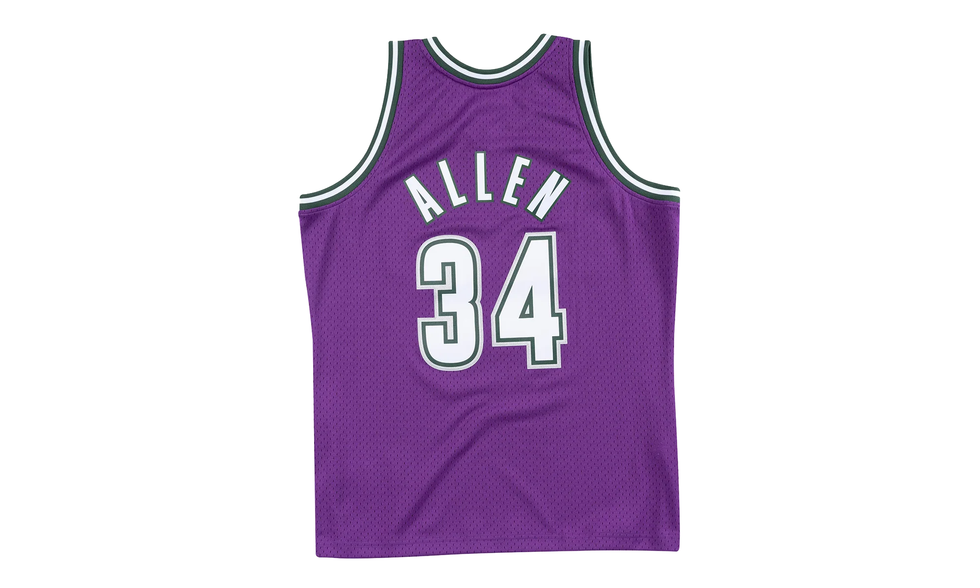 NBA Ray Allen Swingman Road Jersey "2000 Milwaukee Bucks - Purple" SMJYAC18014 MBUPURP00RAL