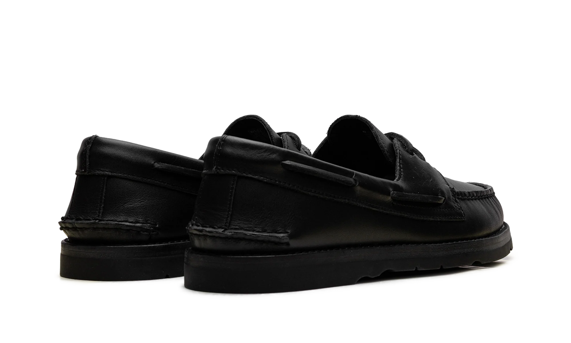 Vachetta Leather Boat Shoe "Todd Snyder Black" 17185745