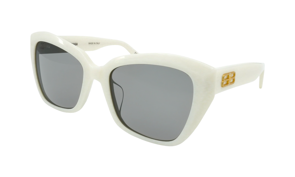 Geometric Frame Sunglasses WMNS "White" BB0273SA 003