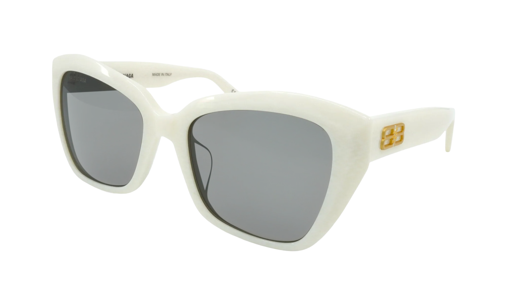 Geometric Frame Sunglasses WMNS "White" BB0273SA 003