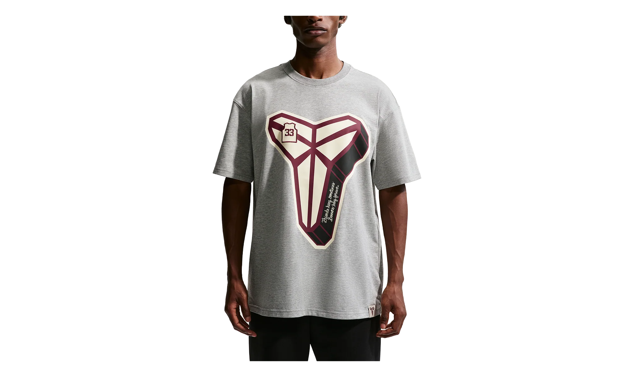 Kobe Dri-FIT Basketball T-shirt "Recycled Materials - Dark Grey Heather" IO1152 063