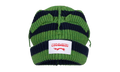 Supersized Chunky Ears Beanie "Green / Navy Stripe" 52132703