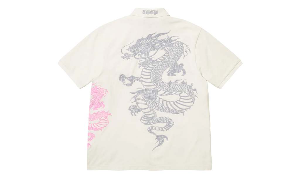 The Great China Wall Dragon Polo "SS26 - White" SU27344