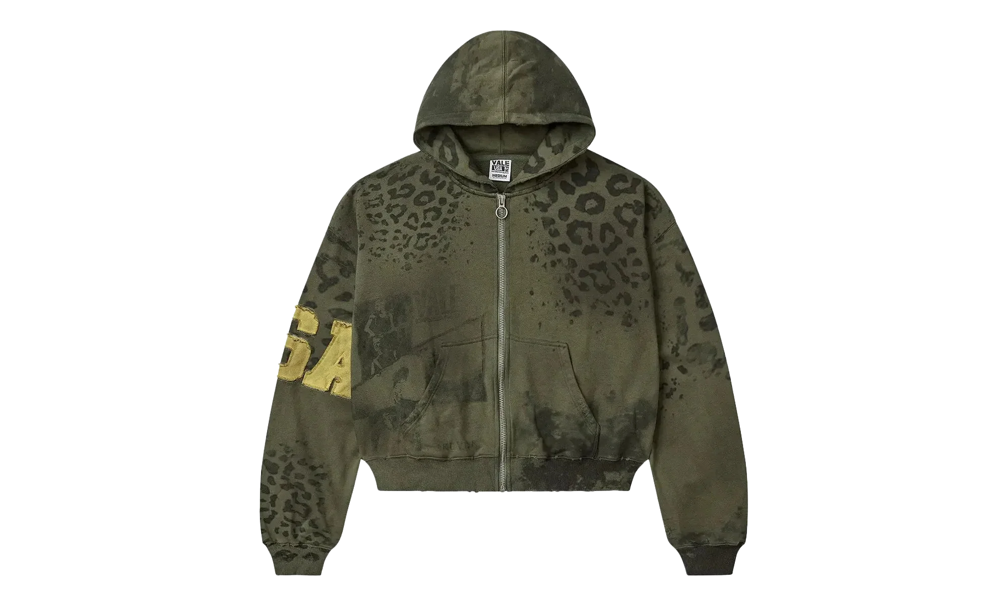 Safari Zip Up Hoodie "Olive" VAL121