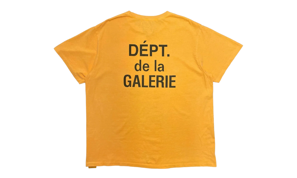 French Logo Short Sleeve Tee Shirt "Flo Orange" GD125