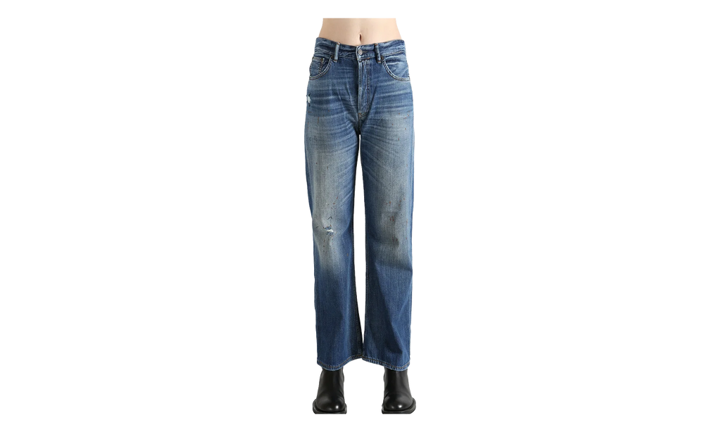 2021F Regular Fit Jeans WMNS "Mid Blue" ACNE STUDIOS 2021F MID BLUE TRAFALGAR