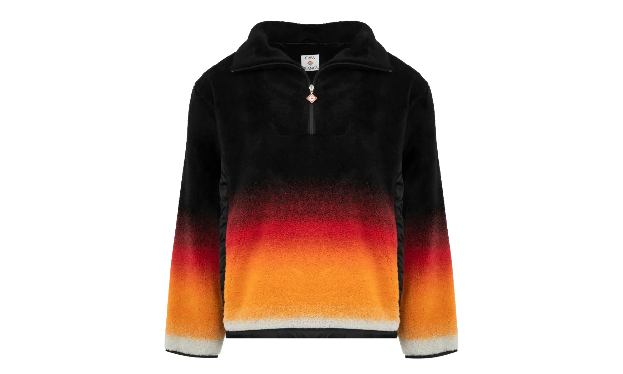Gradient Fleece Quarter Zip Sweatshirt "Gradient - Black" M AW25 JK 376 01 EX SKI GRAD