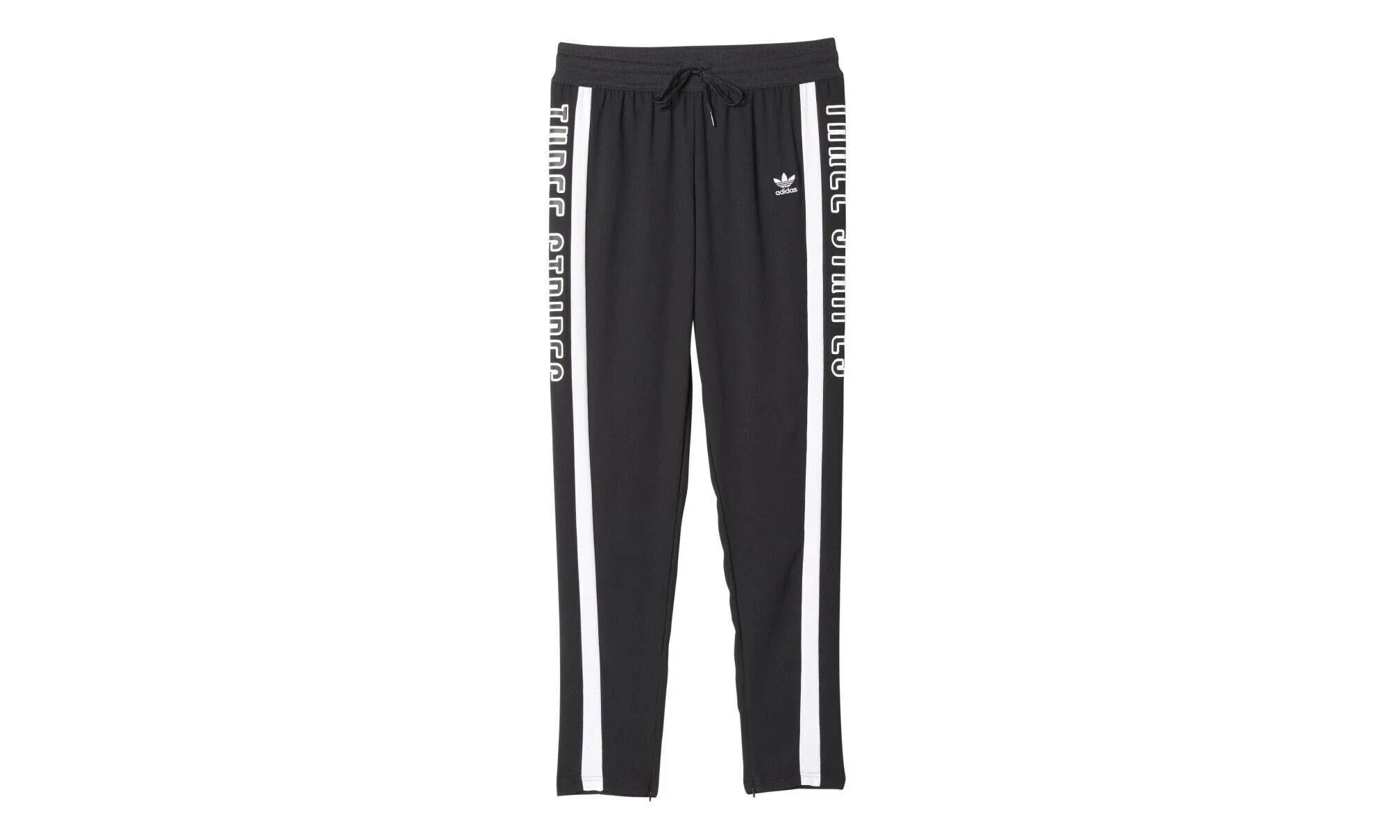 Low Crotch Open Hem Track Pant WMNS "Black White" AY7924