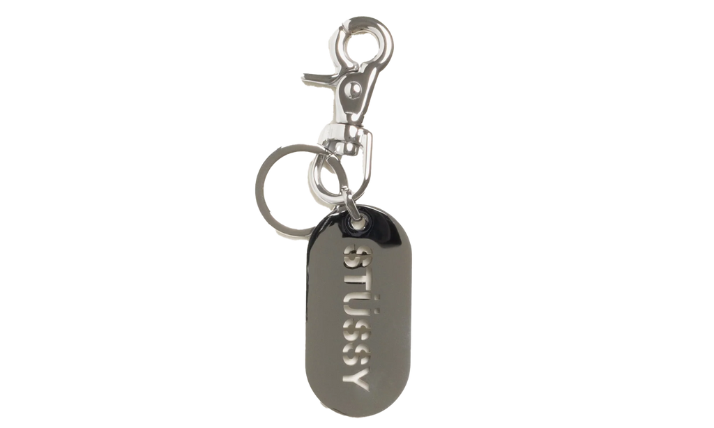 METAL TAG KEYCHAIN "Silver" STUS332