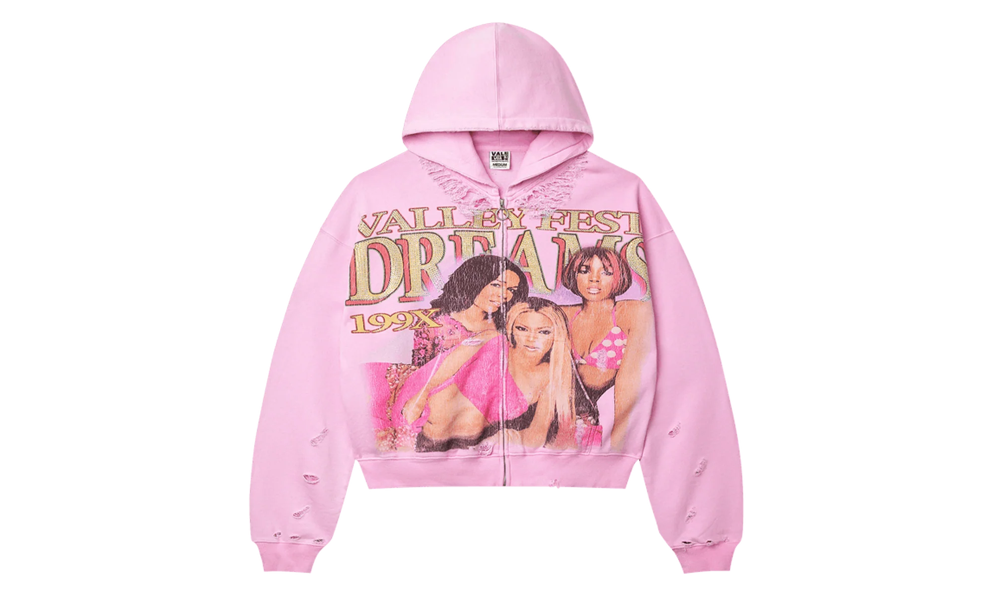 Vale Forever Dreams Zip Up Hoodie "Pink'" VAL30