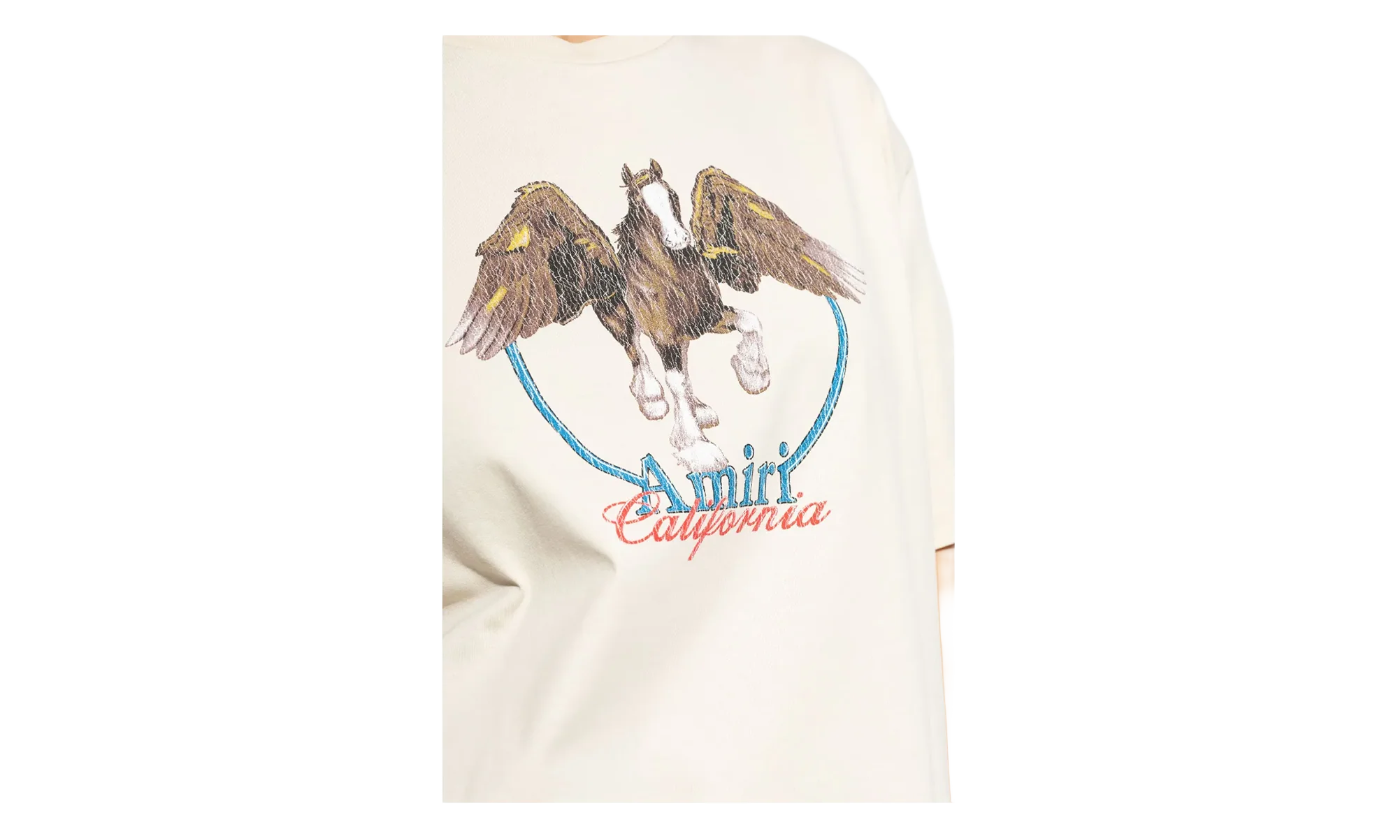 Pegasus Logo Short Sleeve T-Shirt "Alabaster" AWJYTE1044 271