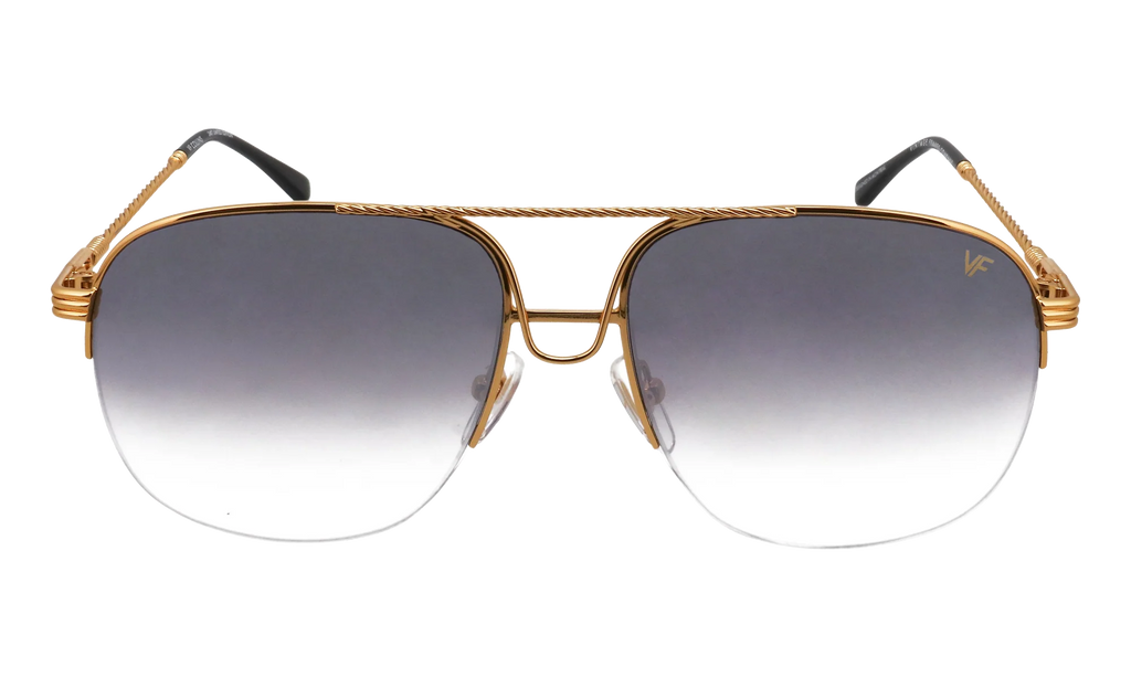 Collins Half Rim 24KT "Yellow Gold / Charcoal Black Flash Pink" MPCL2 0003 54T6