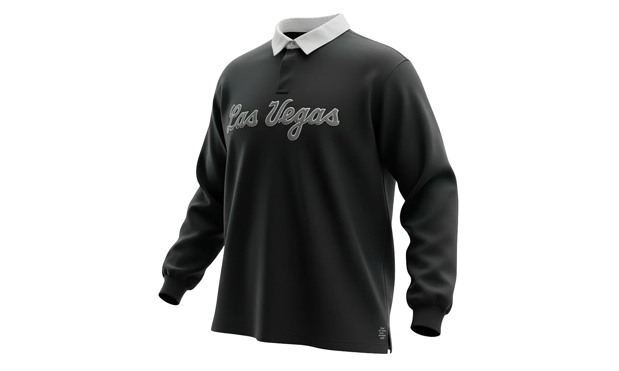 EE RUGBY CORE POLO "LAS VEGAS - Black/ Silver" EE744