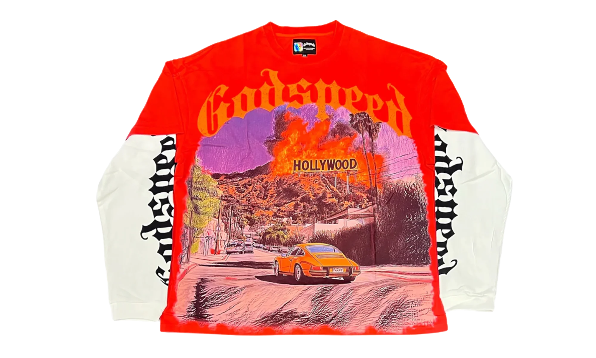 Los Scandalous Layered LS Tee "Red" GS055