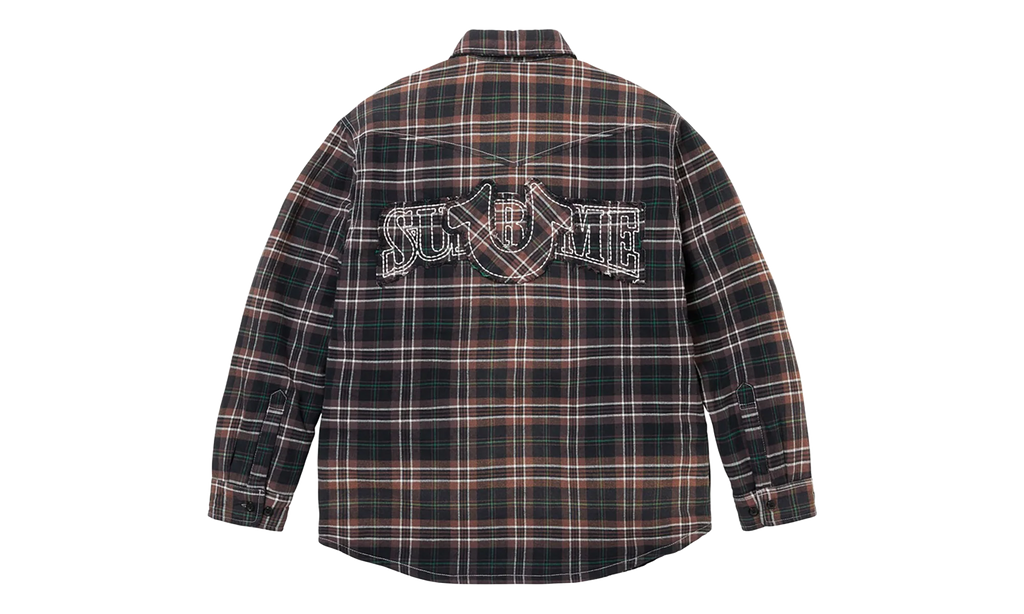 True Religion Quilted Lined Plaid Flannel "FW25 - Black" SU27089