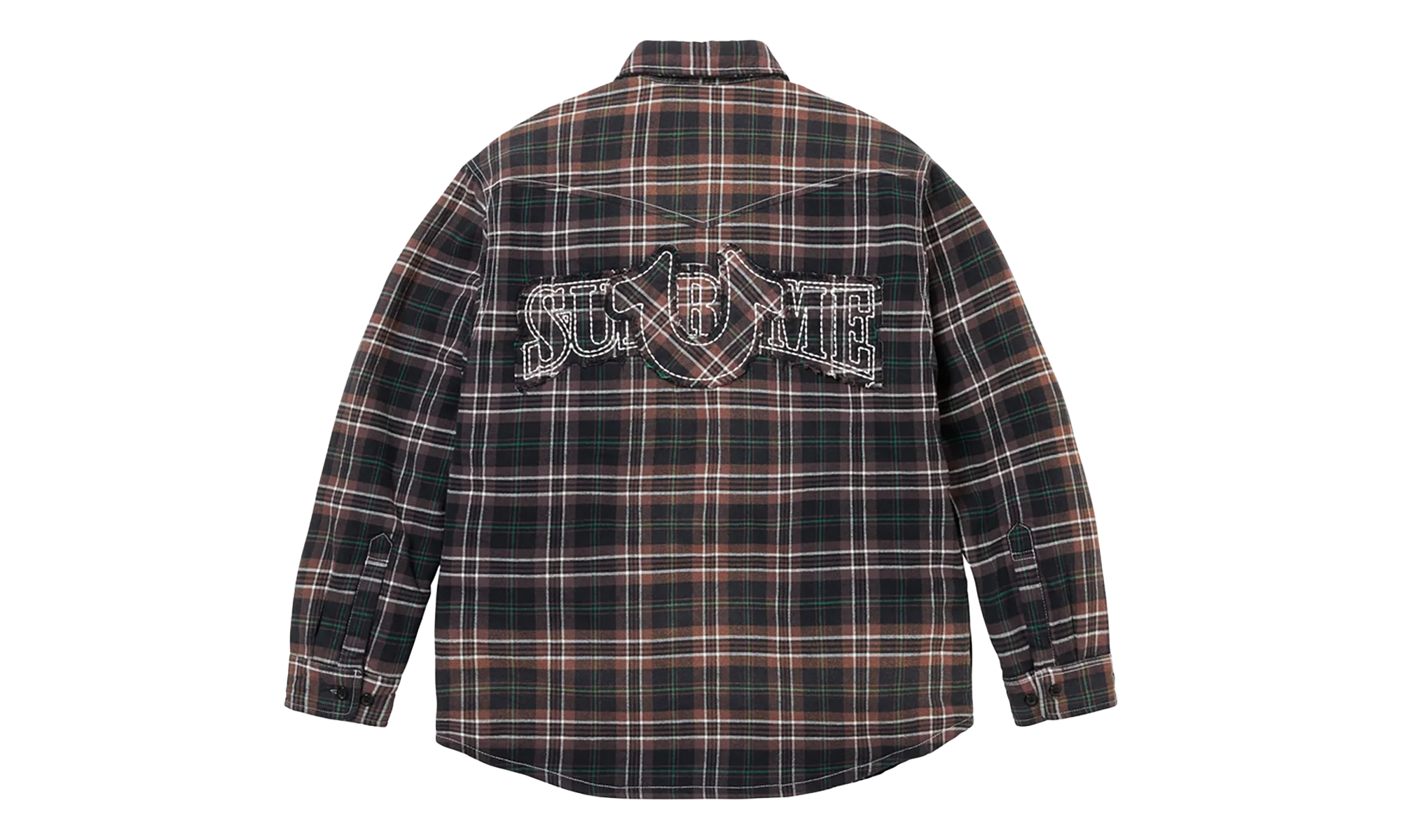 True Religion Quilted Lined Plaid Flannel "FW25 - Black" SU27089