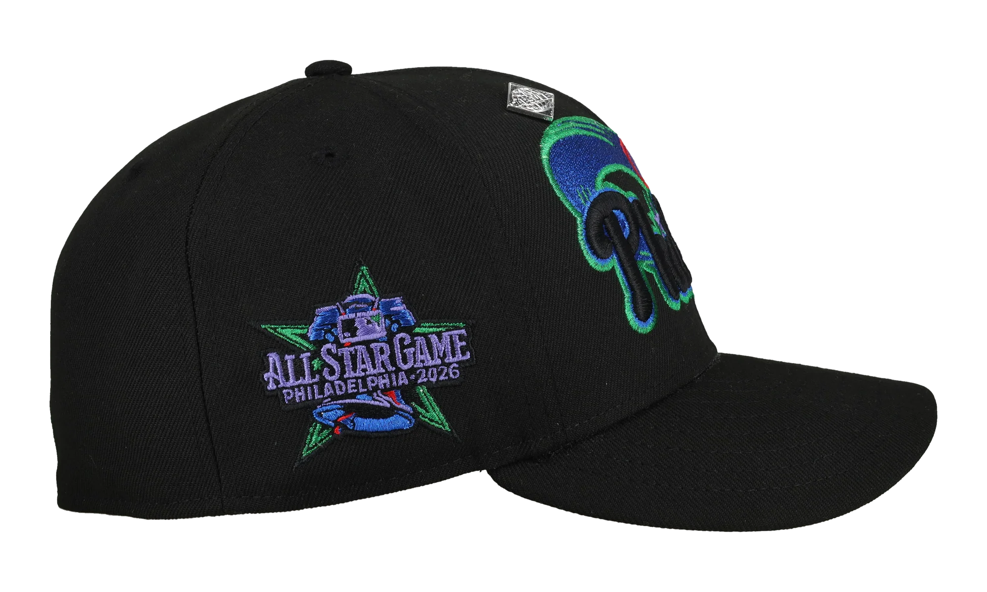 59FIFTY Philadelphia Phillies 2026 All Star Game Fitted Hat "Black Swoosh" NE451