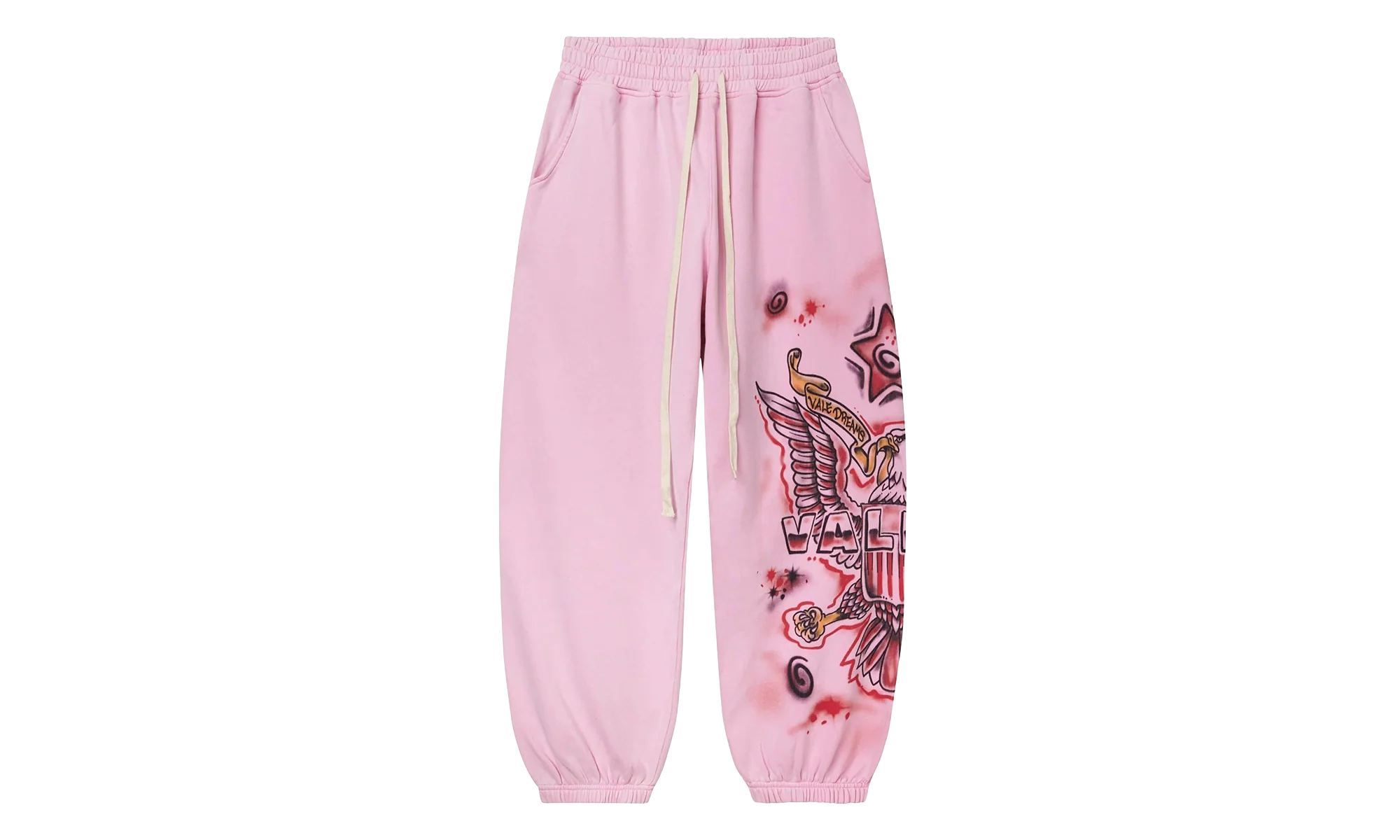FLAG SWEATPANTS "Pink" VAL101
