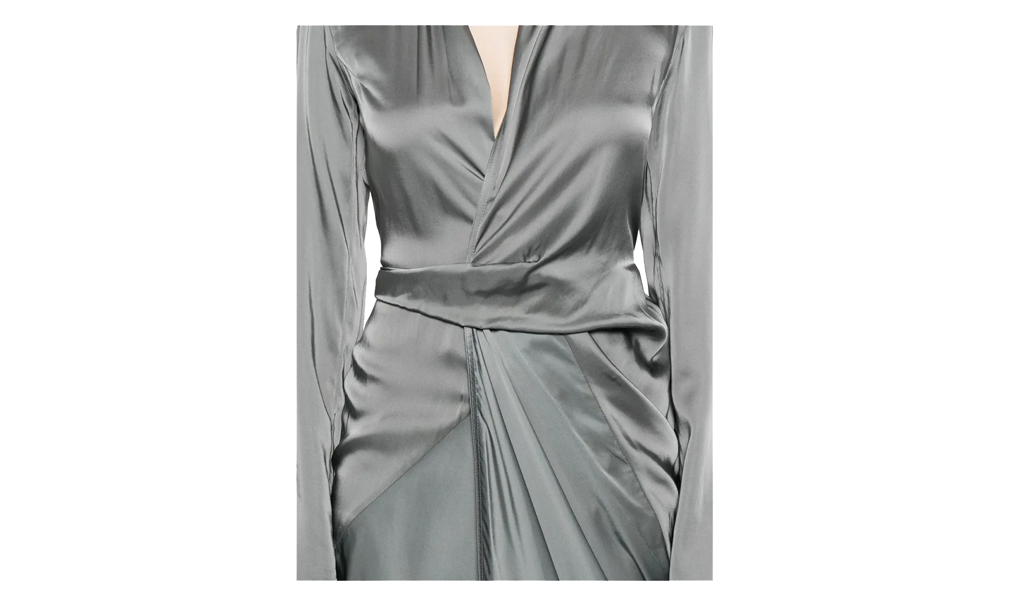 Charmeuse Wrap Dress WMNS "Washed Indigo" RP02E4560 SCH 06