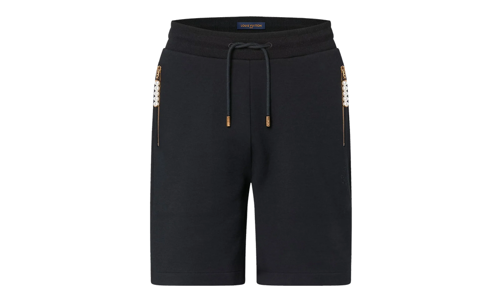 Icons Embroidered Sweatshorts "Black" 1AGJQY