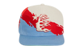 Paintbrush Snapback Hat "Red / Blue" HSR214