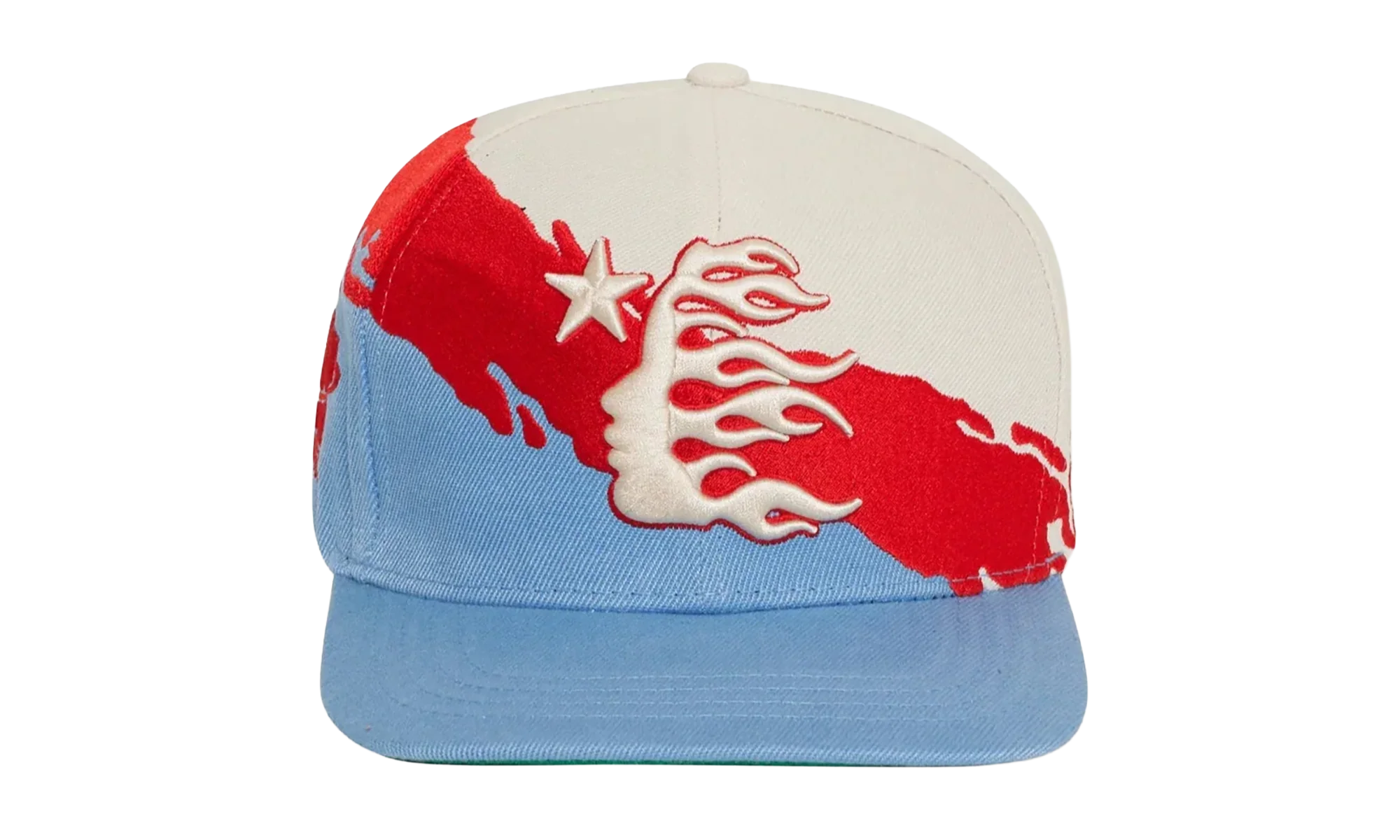 Paintbrush Snapback Hat "Red / Blue" HSR214
