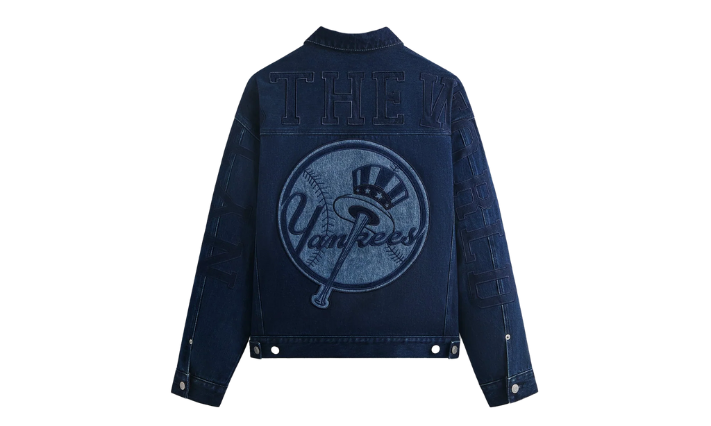 New York Yankees Jay Indigo Denim Jacket "Mid Indigo" khm011101 452