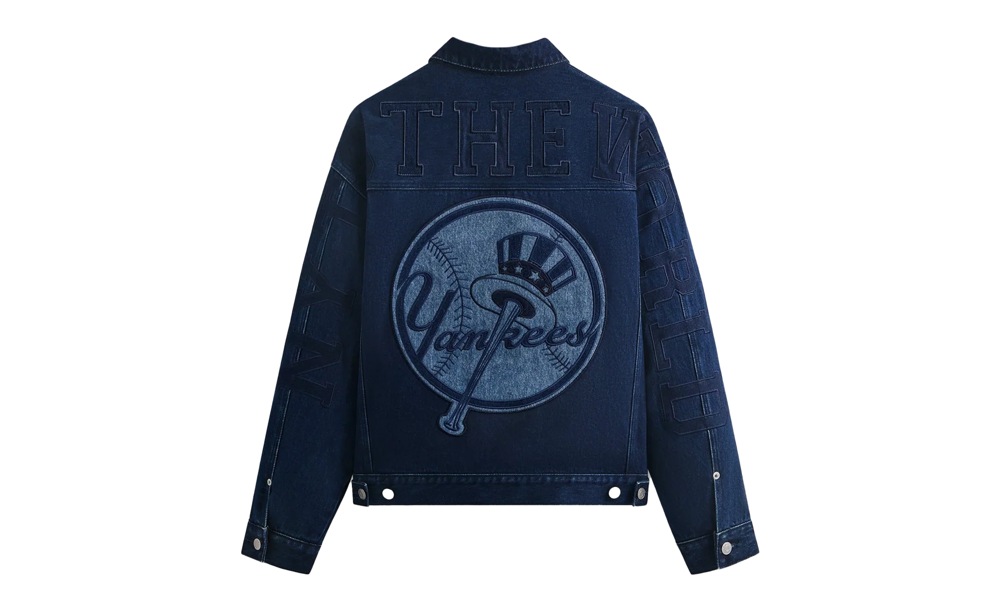 New York Yankees Jay Indigo Denim Jacket "Mid Indigo" khm011101 452