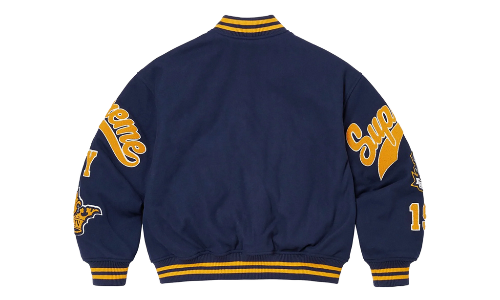 Veritas Varsity Jacket "FW24 - Navy" SU27222