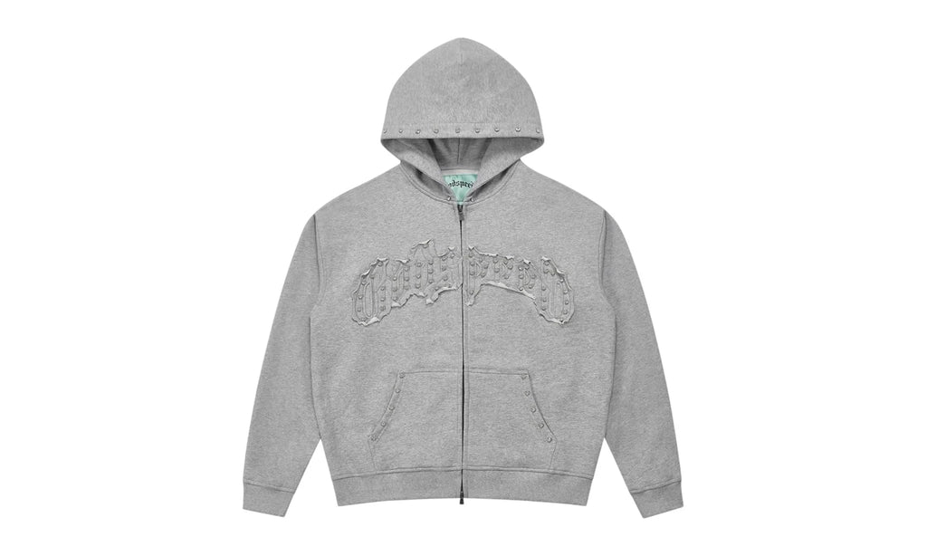 Symmetric Studded V2 VVS Hoodie "Heather Grey" KN0XKR6T