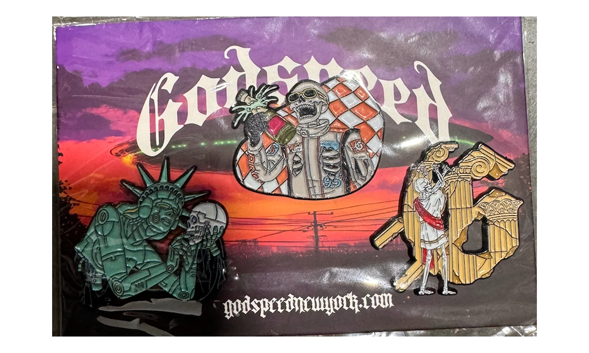 NYC Pins (3 Pieces) "Multicolor" GS045