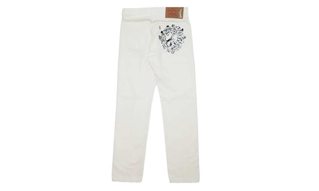 Peace Pocket Denim "White" DT408