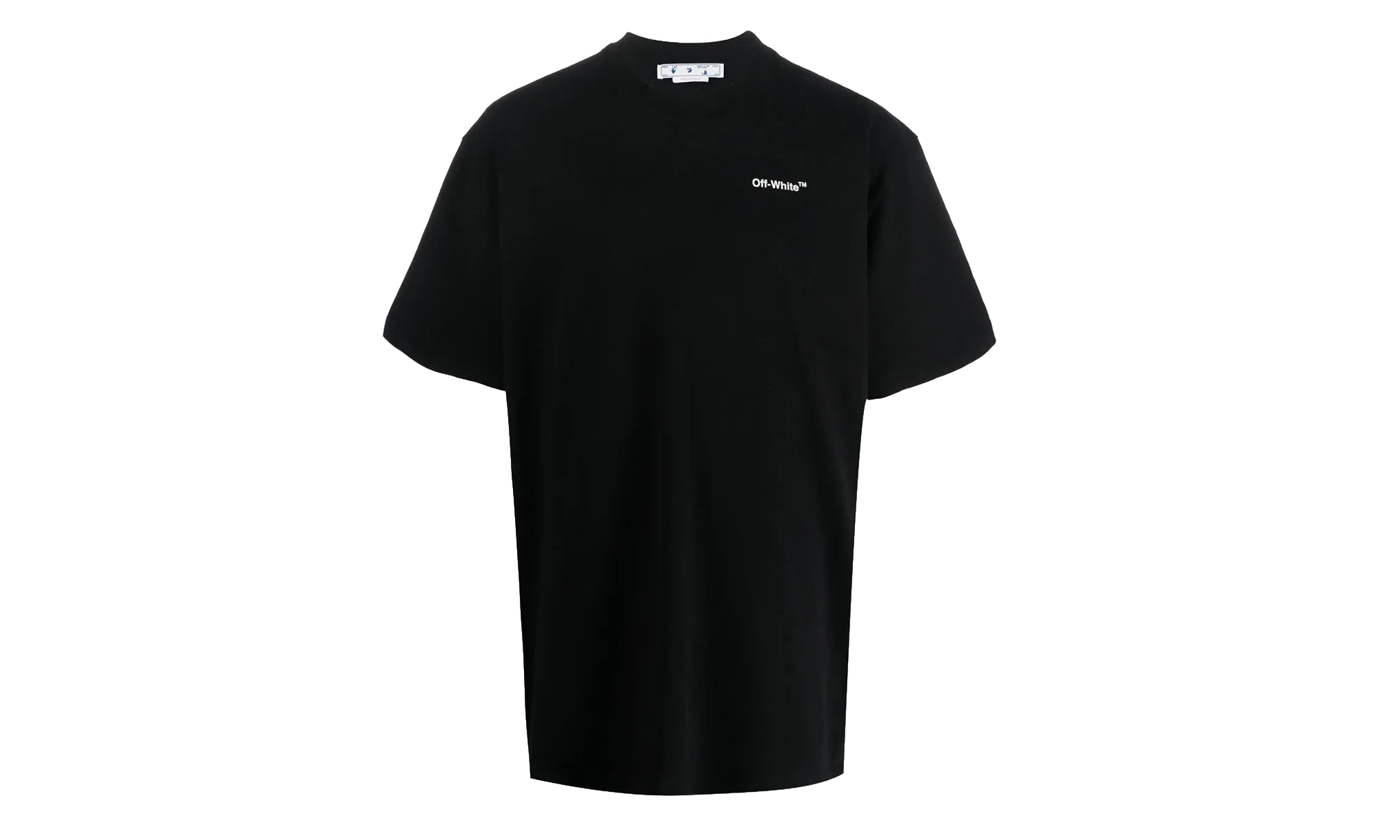 Arrows Logo Print T-Shirt "Black" OMAA038C99JER0081001