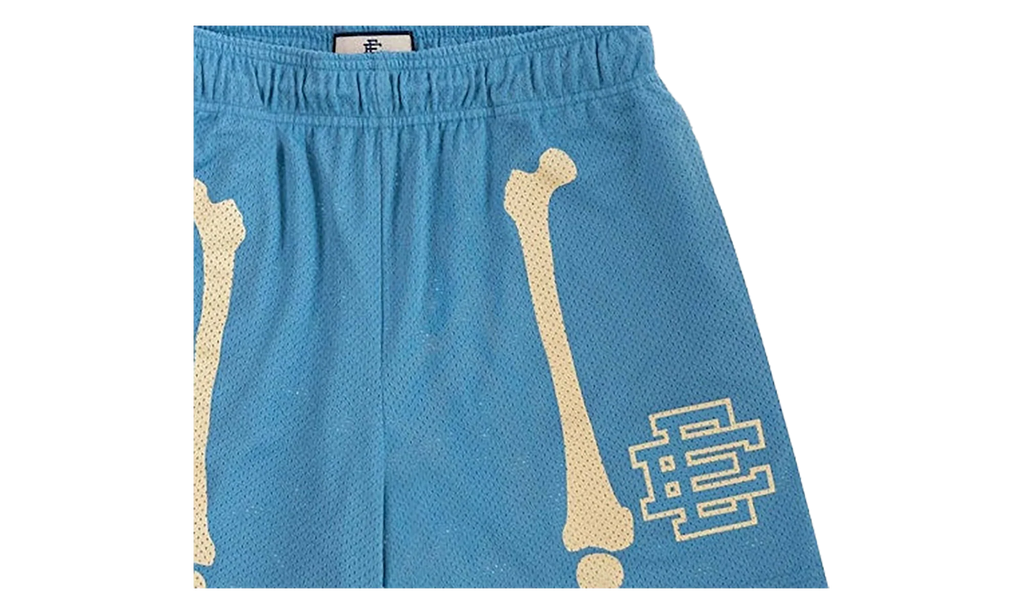 EE BASIC SHORT "Bones - Carolina Blue/ White Bones" EE752