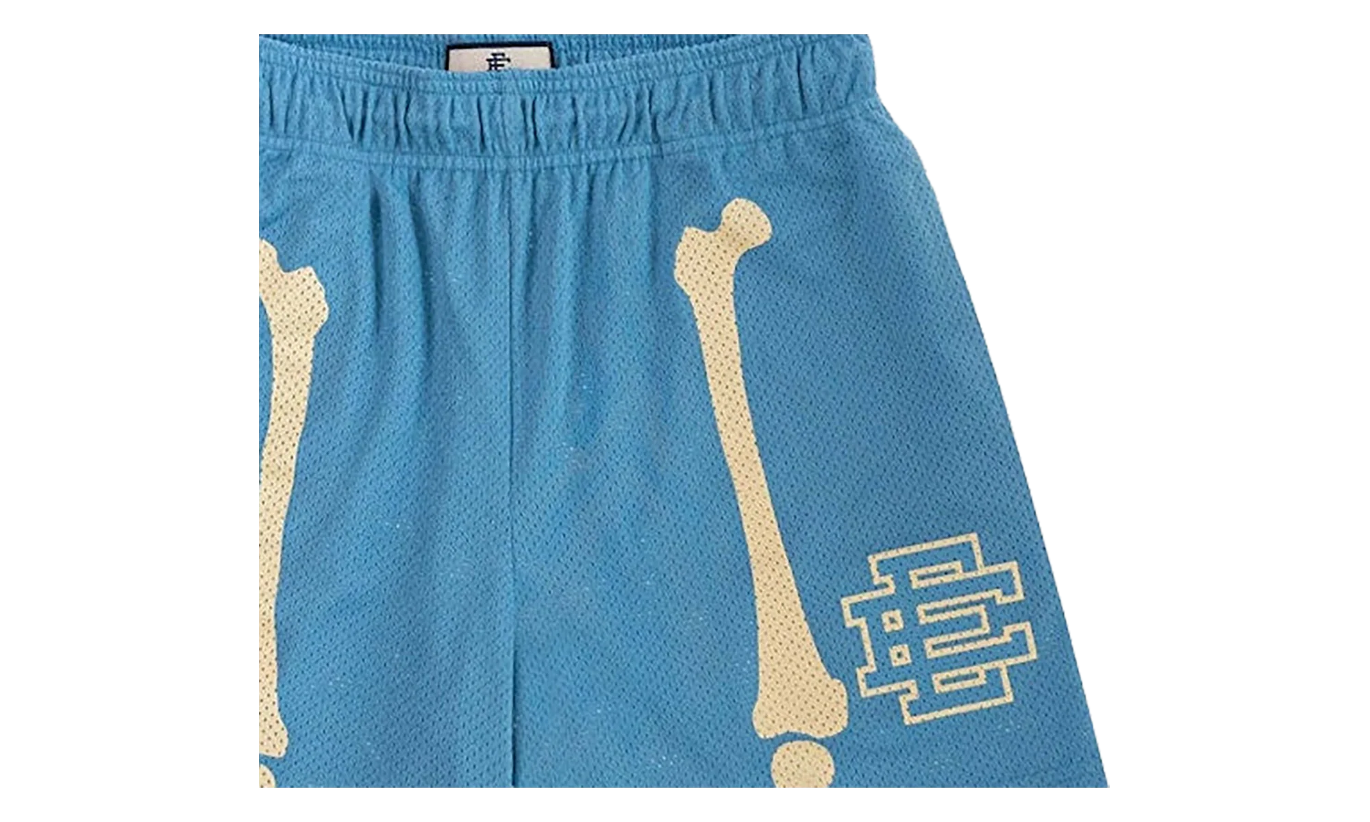 EE BASIC SHORT "Bones - Carolina Blue/ White Bones" EE752