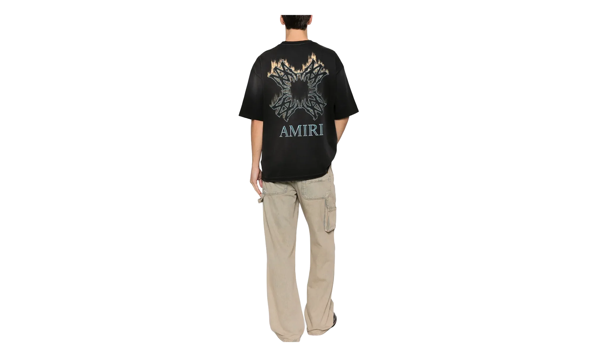 MA Quad Flames Tee "Black" AMTOJR1112 001