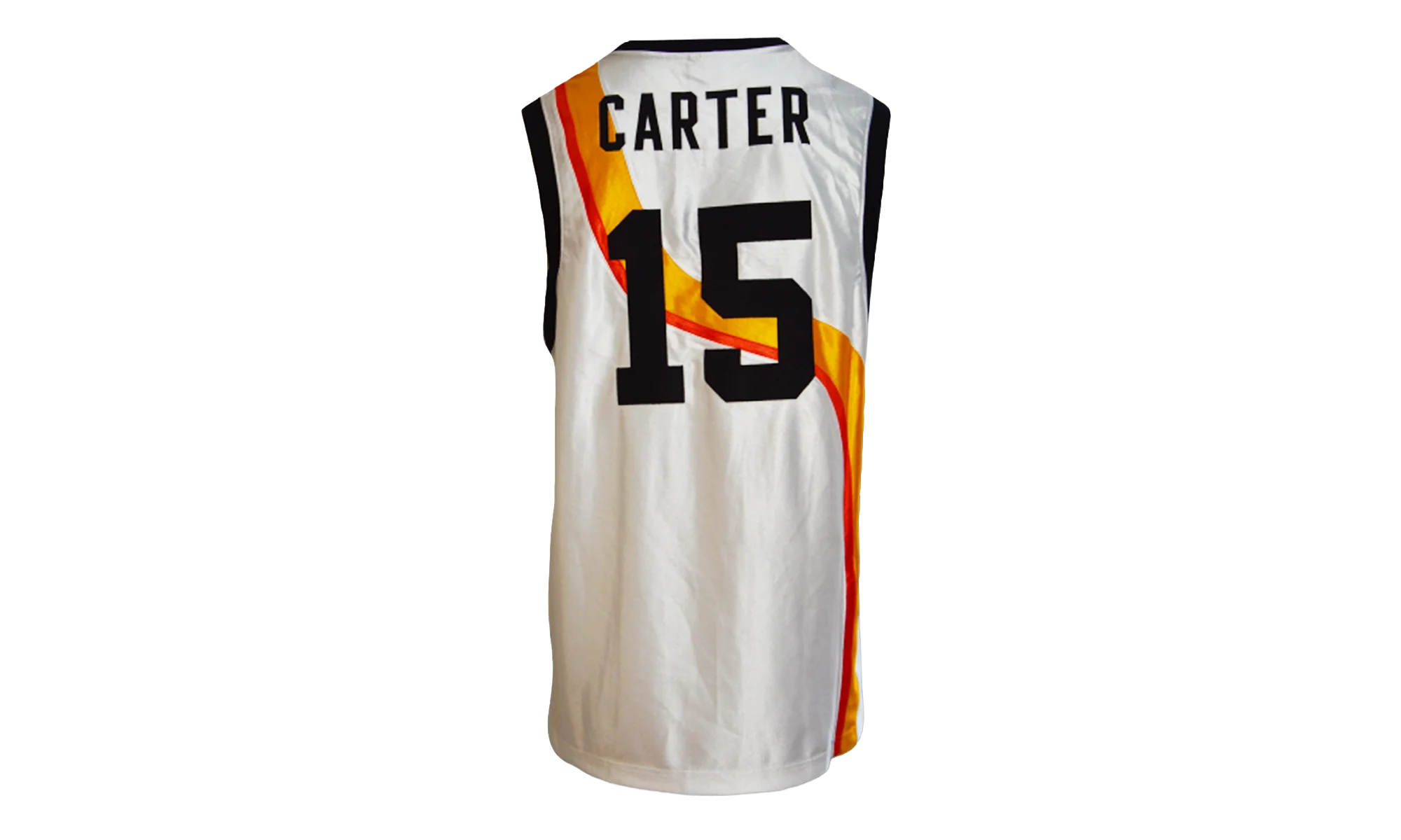 Roswell Rayguns Vince Carter Basketball Jersey "White / Gold Orange" CV1970 100