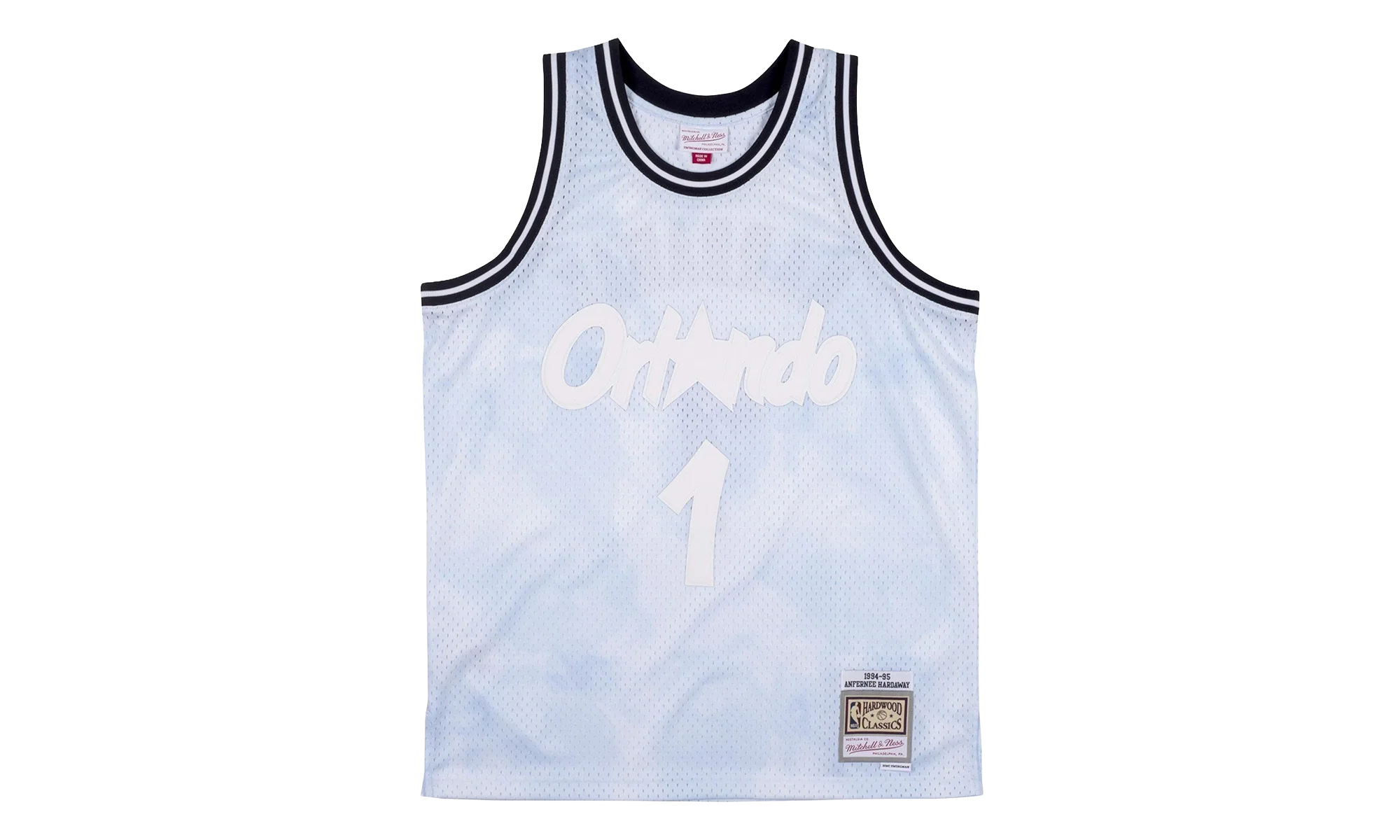 NBA Penny Hardaway Cloudy Skies Swingman Jersey "1994 Orlando Magic - Light Blue" SMJYBW19061 OMALTBL94AHA
