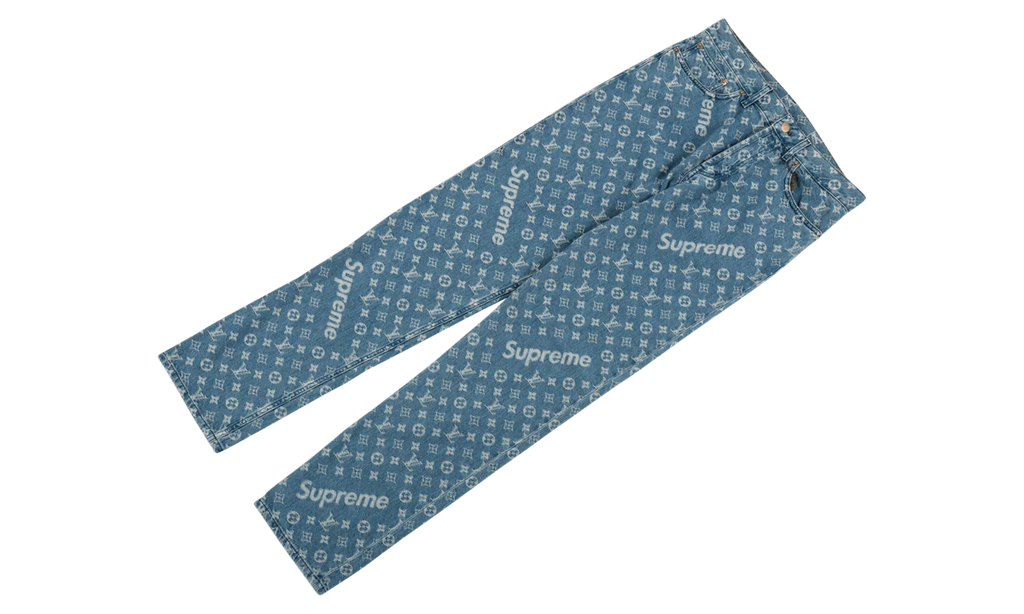 Monogram Regular Jeans "Louis Vuitton X Supreme" 1A3FA0