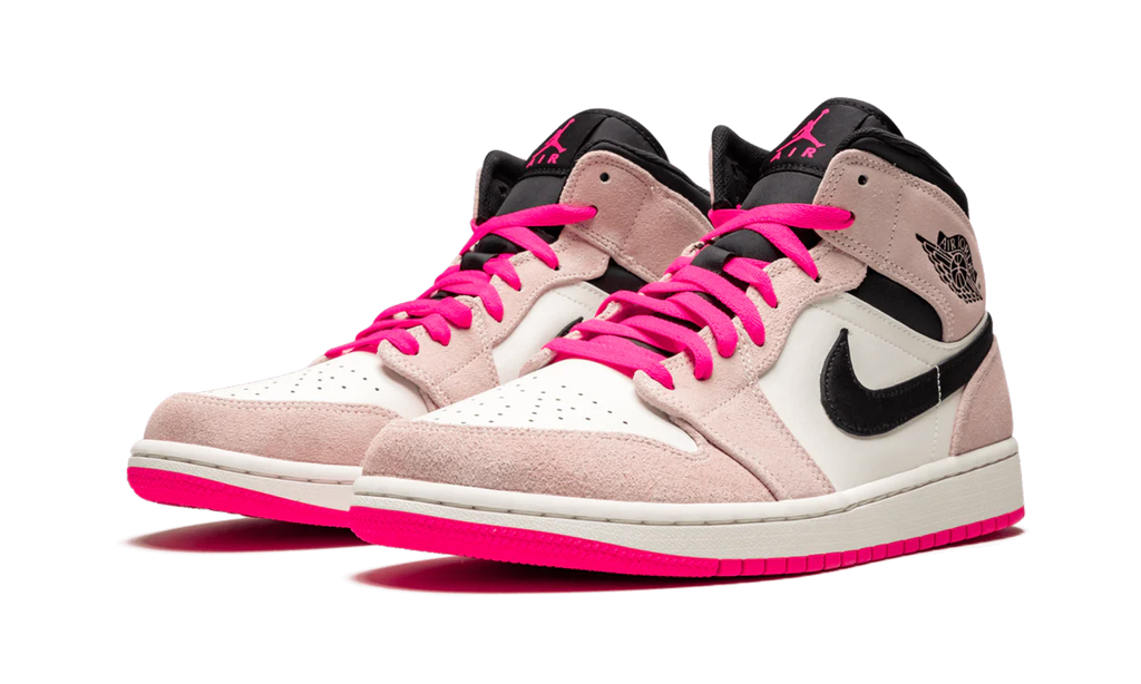 Air Jordan 1 Mid SE "Crimson Tint/Hyper Pink" 852542 801