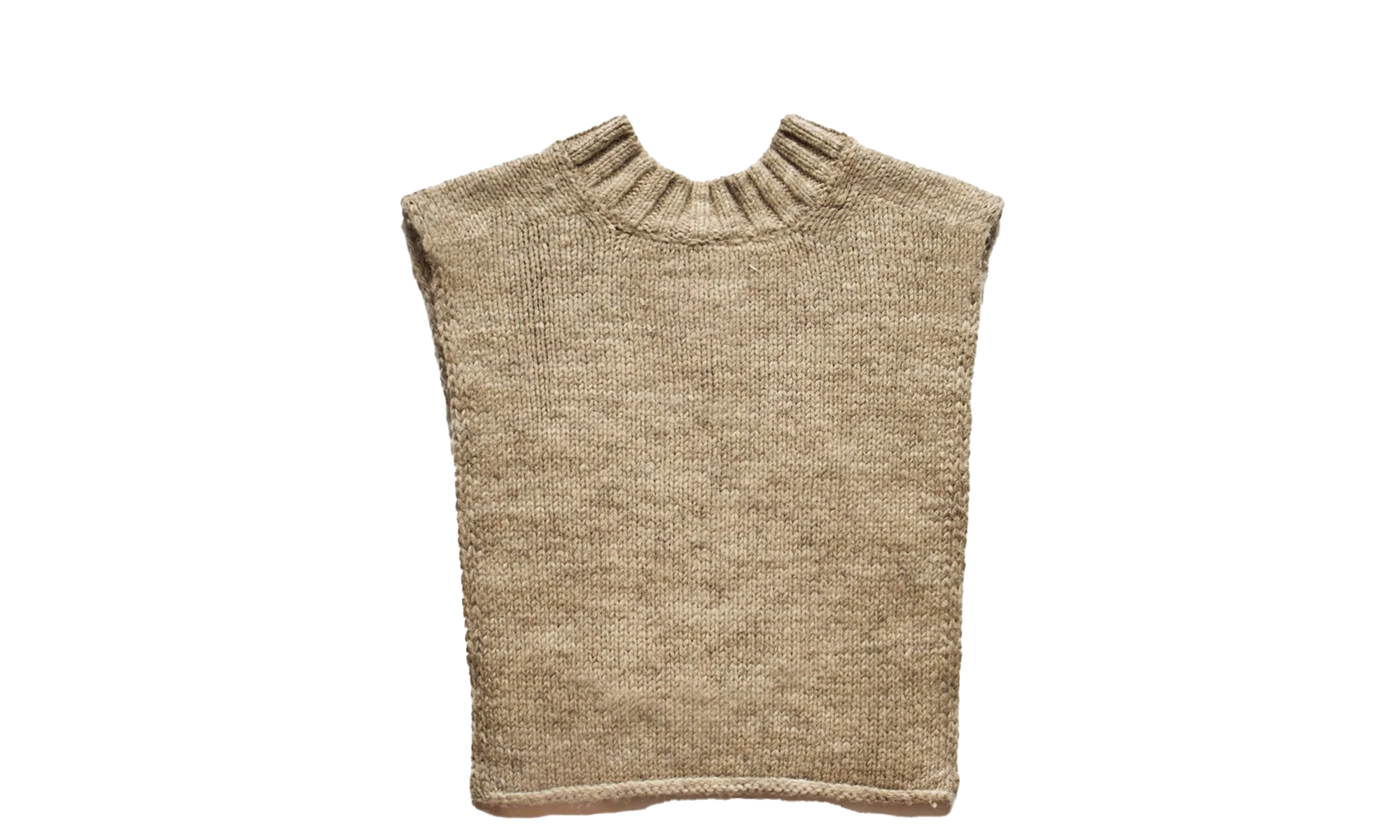 Maison Margiela Sleeveless Sweater Vest Beige "Beige" SI0TH0001S17802119M