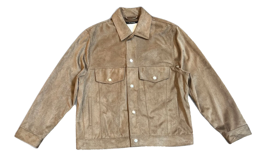 Worker Jacket "Twill Suede Knit - Brown" 261 MJK052 SKNTBRN