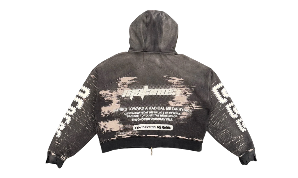 RADICAL ALMA CVA ZIP HOODIE "Black" RIV04
