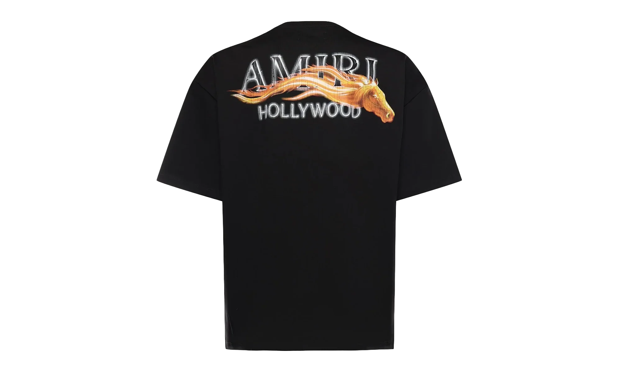 HOLLYWOOD HORSE OVERSIZED TEE "BLACK" AMTOJR1050 001