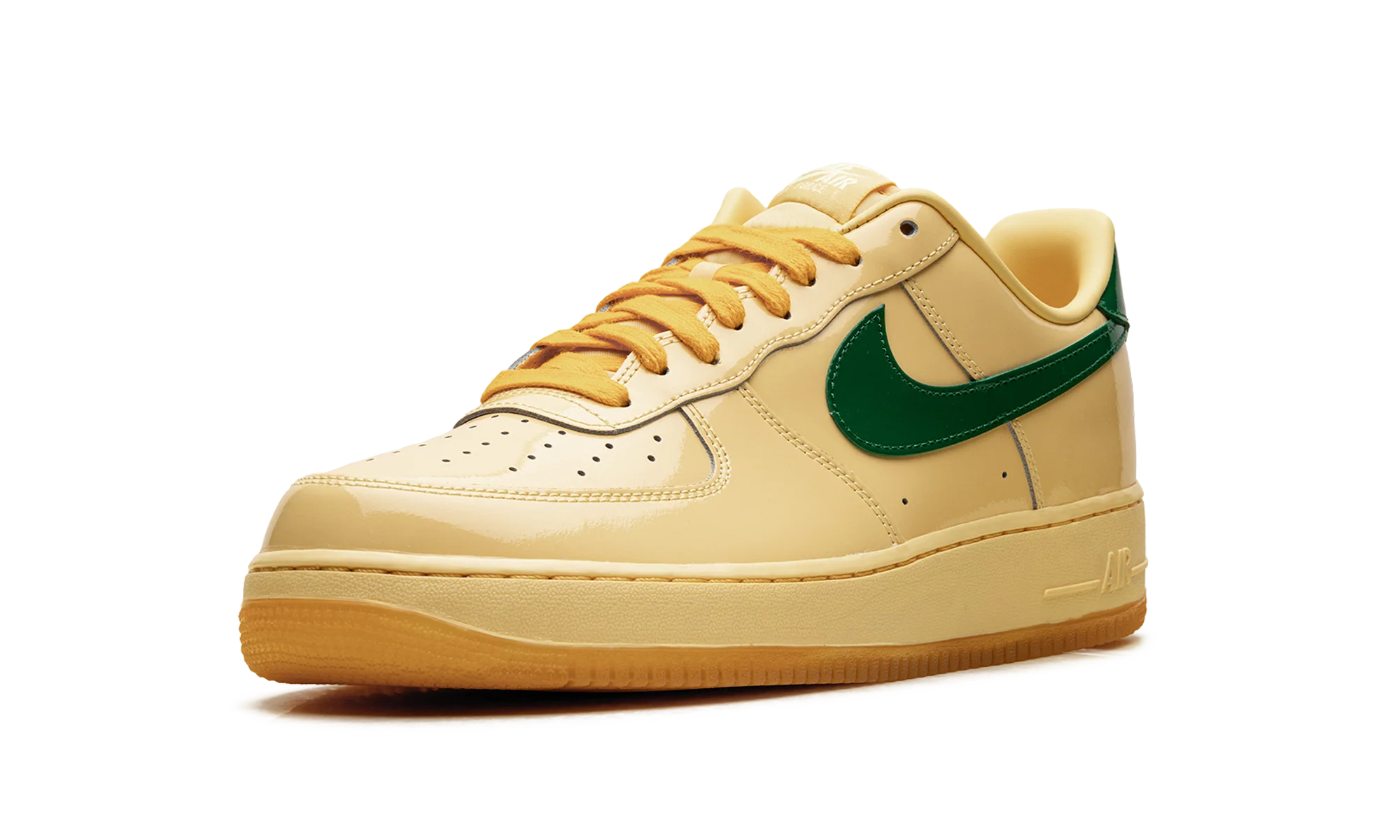 Air Force 1 Low "Patent Leather Topaz Gold Pine Green" IO4489 700