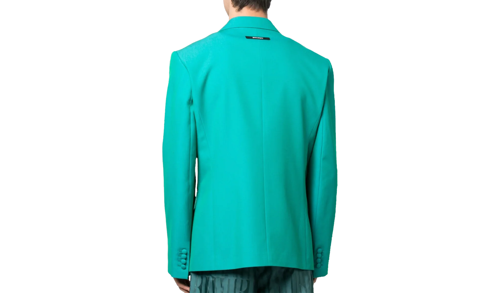 Sonny Double Breasted Blazer "Turquoise" PMEN026S23FAB001 TUR