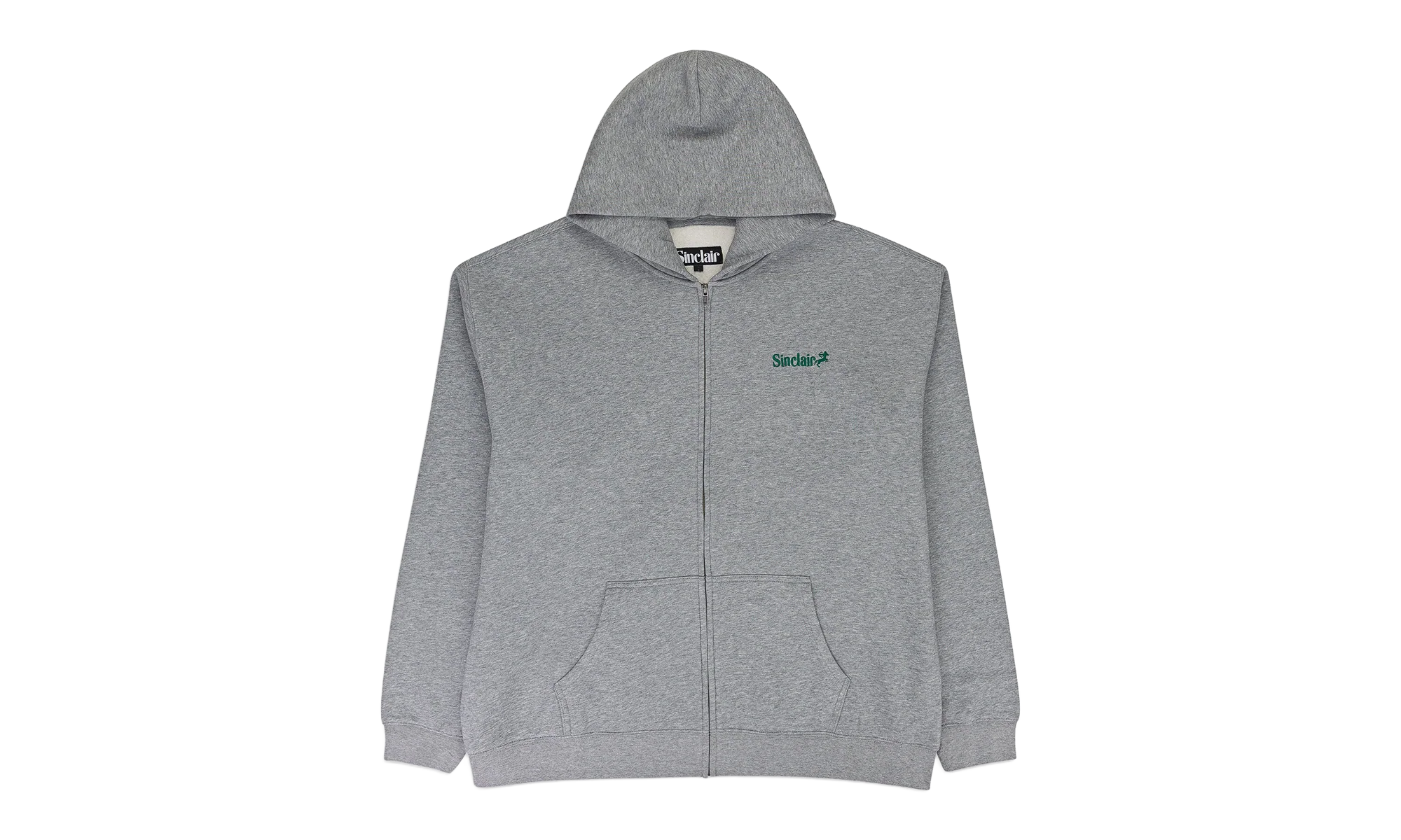 Heather Zip Up Essential Hoodie "Heather Grey" SLR XHDS 0016